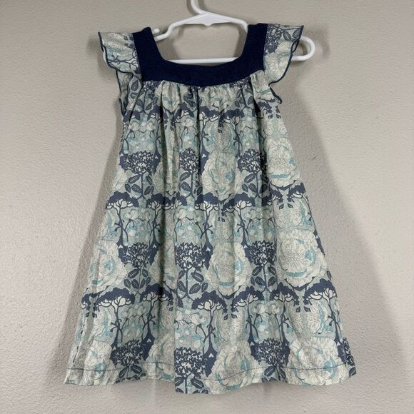 Ferd Floral Dress Whimsical Cotton Designer Girls Size 2T - Picture 4 of 7